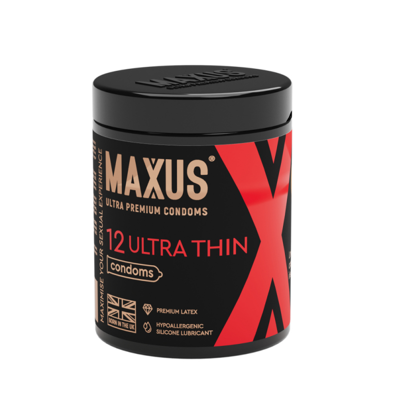 Презервативы "Maxus Ultra Thin" ультратонкие, 12шт 